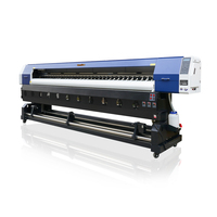 Imprimante éco-solvant grand format 3,2 m (10 pieds) avec 2/4 têtes d'impression I3200 pour impression de vinyle, bâches flexibles et autocollants de voiture
