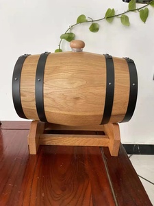 Fûts en bois de chêne de 3 L, barils de whisky en chêne de 3 L, baril de chêne ancien sans doublure - Product Image 5