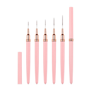 Ensemble de stylos à dessin pour Nail Art, pinceaux de peinture en Gel à lignes fines pour manucure professionnelle, 5 pièces - Product Image 1