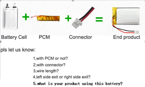 Low price 3,7 V 7,4 v lipo 602035 400 mAh lithium-ion polymer battery for sound and bluetooth headset - Product Image 6