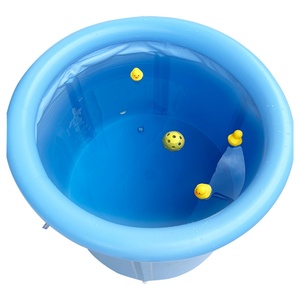 Baignoire de glace en bâche PVC grande taille pour adulte avec anneau gonflable - Product Image 6