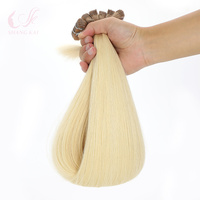 Extensions de cheveux humains naturels vierges en gros, double trame, Remy, cheveux russes, couleur personnalisée, longueur 8"-30", marque SK