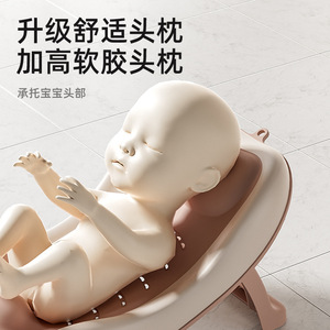 Support de bain pour bébé, grand format, en PPTPE, avec détection intelligente de la température, pour 0-12 mois, cadre multifonctionnel - Product Image 4