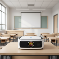 Mini projecteur vidéo 300 ANSI, prix attractif, mise au point automatique, batterie intégrée, WiFi sans fil, portable, extérieur, électrique, Android 13, petit projecteur