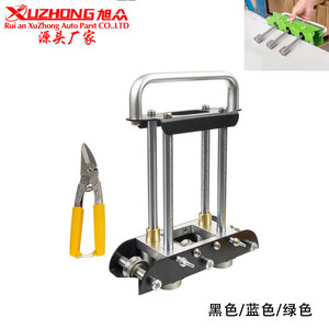 Outil de pliage de bordure de toiture en métal à 2 rouleaux, manuel, en alliage d'aluminium et acier inoxydable, pour le pliage des bordures de gouttières - Product Image 5