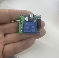 Control Remoto Inalámbrico Universal de 433Mhz, Interruptor de CC de 5V-24V, Módulo Receptor de Relé de 1 Canal, Transmisor RF, Control Remoto de 433Mhz