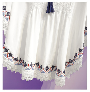 Áo kiểu nữ dáng rộng mùa hè <span class=keywords><strong>2025</strong></span> thiết kế mới phong cách retro tôn dáng, dài trung bình, rộng rãi - Product Image 5