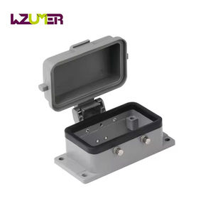 Carcasa de conector resistente industrial WZUMER H10B de 4 pernos, - Product Image 1