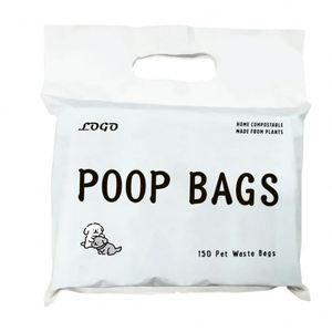 Sacs à déjections pour animaux de compagnie écologiques et biodégradables, sacs à crottes de chien en plastique - Product Image 6