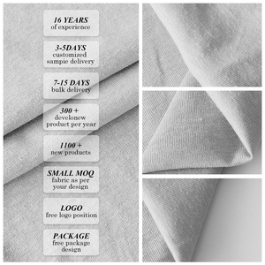 Maglia in Jersey Singolo 70% Cotone Organico 30% Canapa |   Morbido e Traspirante |   T-shirt/Abbigliamento per il tempo libero/Abbigliamento per bambini |   Prezzo Vantaggioso, Disponibile, Personalizzabile, Disponibilità all'Ingrosso - Product Image 3