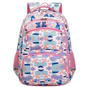 All Best Custom Logo Travel School Bags Wholesale Big Capacity School Backpack Pattern Book Bags For Girls