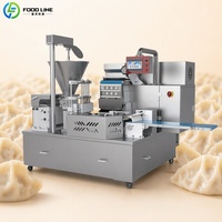 Machine automatique à grande capacité en acier inoxydable pour la fabrication de gyozas, samosas, empanadas et raviolis pour les usines alimentaires