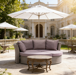 Chaise inclinable au design moderne, mobilier d'extérieur confortable pour cour et hôtel, <span class=keywords><strong>lit</strong></span> <span class=keywords><strong>de</strong></span> bain <span class=keywords><strong>de</strong></span> soleil - Product Image 2