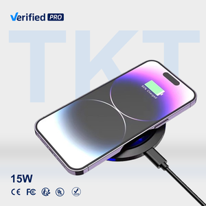 Tkt 15W USB sạc không dây nhanh chóng sạc Pad Dock trạm cho Iphone Samsung Xiaomi Thuận Tiện trạm điện PD sạc - Product Image 1