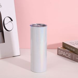 Vaso Térmico Delgado de Acero Inoxidable de 20oz con Recubrimiento de Purpurina, para Sublimación, Venta al por Mayor, Personalizable con Logotipo - Product Image 2