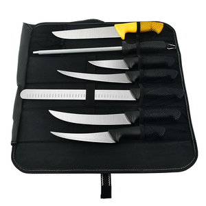Pro 7 pollici 5CR15MOV in acciaio inox scuoiatura coltello <span class=keywords><strong>da</strong></span> Macellaio di Rottura delle Cimitar Coltello-con PP e TPR maniglia - Product Image 4