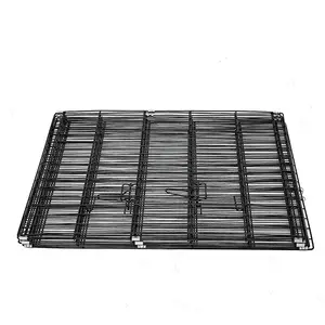 High Quality Black Silver 8 Piece 42 Inch Durable Foldable Training Playpen Dog Fence Playpen Metal Wire Dog Fence