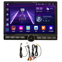 Autoradio Android 10.6 pouces 13 pouces universel avec écran tactile, lecteur multimédia, prise en charge de la caméra de recul, navigation