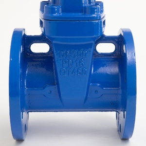 GGG50 PN10 PN16 Vanne à opercule en fonte ductile à tige non élévatrice, à joint souple, type à bride, 2 pouces avec graduation - Product Image 4