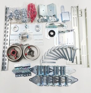 Kit <span class=keywords><strong>de</strong></span> quincaillerie moderne pour <span class=keywords><strong>porte</strong></span> <span class=keywords><strong>de</strong></span> <span class=keywords><strong>garage</strong></span> <span class=keywords><strong>sectionnelle</strong></span> <span class=keywords><strong>de</strong></span> style américain, <span class=keywords><strong>installation</strong></span> durable par vis 16*8 - Product Image 1