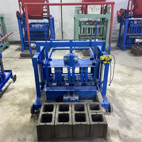 Machine mobile automatique Yuanhang pour la fabrication de blocs de ciment (creux, pleins ou de pavé) avec moule personnalisé