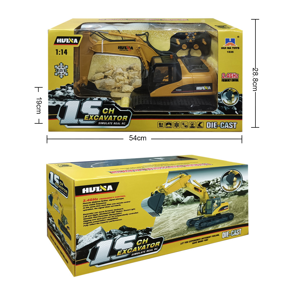 【美品】Huina Toys 1535 パワーショベル ラジコン ショベルカー Huina Toys 1535 1/14 RTR パワーショベル ラジコン - メルカリ