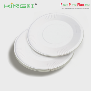 Assiettes en papier jetables sur le thème du dinosaure bleu, 9 pouces, avec plateau, pour fête, marque FanShi, 10 pièces, <span class=keywords><strong>vaisselle</strong></span> de pique-nique, fabriqué en Chine - Product Image 3