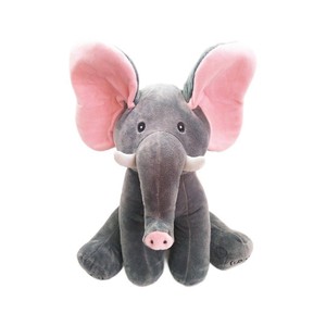 Vente chaude interactif éléphant en peluche transfrontalier petit éléphant chantant Peek-a-boo fonction de soulagement du Stress - Product Image 1