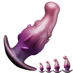 Премиальный гигантский анальный вибратор-пробка из мягкого силикона, незаметный для ношения на улице, секс-игрушка для мастурбации, огромные дилдо - Product Image 3