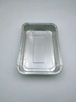 Plateaux de cuisson rectangulaires en aluminium, bac anti-goutte, lot de 20, vente en gros, résistants au four et au congélateur