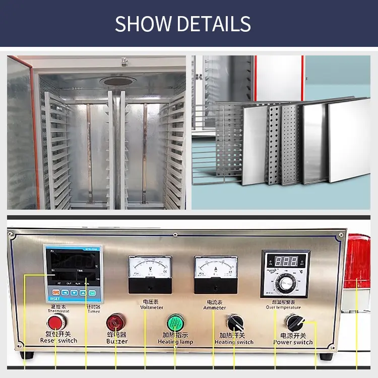 Stainless steel definite time food industrial oven high temperature curing oven air circulating blast drying oven