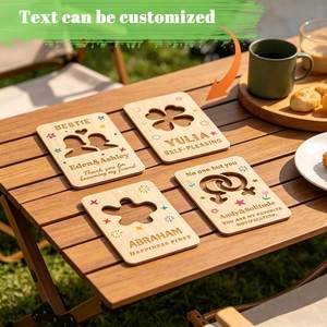 Recuerdos Personalizados, Tarjetas de Madera Grabadas con Láser, Regalos para Familiares y Amigos, Recuerdos para Fiestas - Product Image 2