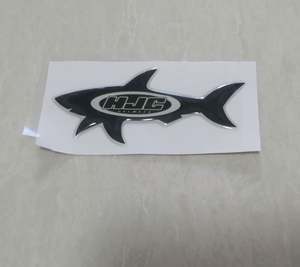 Nuevas pegatinas decorativas impresas con UV de gran venta 2025, estilo de dibujos animados de la bandera de Paul Shark de Bineece, pegatina CP Jul Vrunk Marsella - Product Image 3