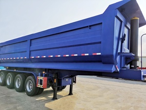 Đông nhiệm vụ nặng nề 40 tấn 45 khối <span class=keywords><strong>u</strong></span> loại <span class=keywords><strong>Dump</strong></span> bán Trailer Dumper để bán phía sau tipper Trailer - Product Image 4