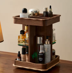 <span class=keywords><strong>Estante</strong></span> de Almacenamiento Multifuncional de Madera de Tres Niveles, Gran Capacidad, Ecológico, Duradero y Personalizable - Product Image 1