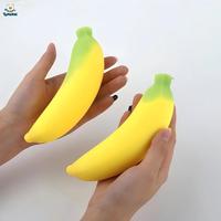Nouveauté 2026 : Jouet de décompression créatif pour enfants, en forme de banane, à pincer, avec simulation sonore, anti-stress en forme de fruit
