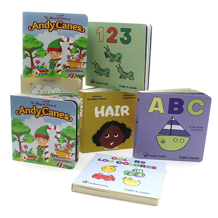 2024 wholesale custom board book printing kids school books