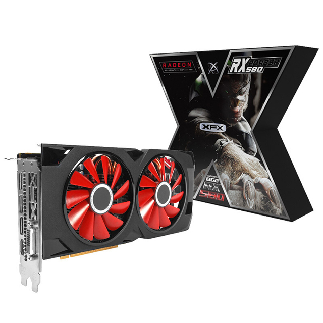 Used XFX AMD RADEON RX580 2048SP 8G GDDR5 with 256-bit AMD Gaming Graphics Card