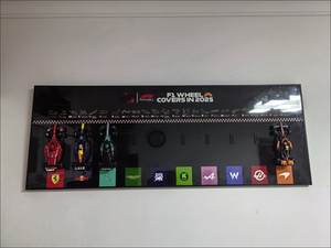 Cadre photo mural Speed Champion F1 Super Racing Car Building Block pour salon avec moteur électrique - Product Image 4