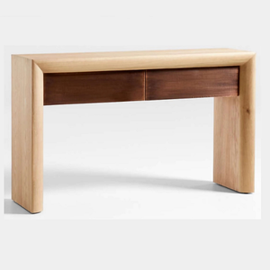 Mesa Consola de Madera Maciza Tallada a Mano para Sala de Estar, Mesa Consola de Diseño Elegante con Artesanía Decorativa en Madera y Aspecto Sofisticado - Product Image 6