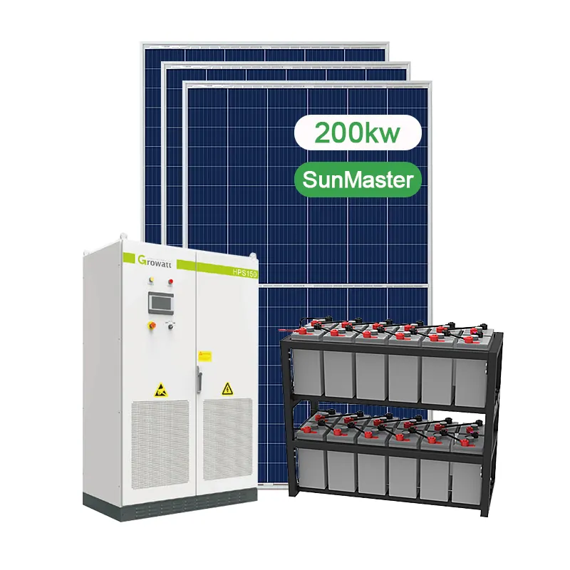 2000Kw 1Mw 식물 패널 그리드 인버터 태양 에너지 시스템 아프리카