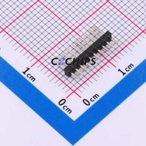IPCP127M10PB08V Pin Header Through hole Component (THT),P=1.27mm Connector 1x10P 1.27mm Pin Header Through Hole - Product Image 1