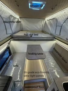 Carpa de Techo para Camionetas Pickup 4x4 Toyota Hilux GWM Pao <span class=keywords><strong>Ford</strong></span> <span class=keywords><strong>Ranger</strong></span> <span class=keywords><strong>Raptor</strong></span> Remolques Cámper - Product Image 6