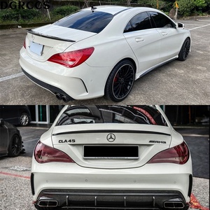 For W117 C117 AMG Style Carbon Fiber Rear Spoiler Trunk Wing 2013-2019 Carbon Fiber - Product Image 2