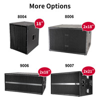 SUB 9007 Subwoofers actifs, module d'amplification pour enceintes Line Array, double subwoofer de 21 pouces