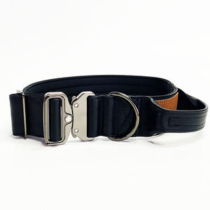 부드러운 네오프렌 합금 및 인쇄 패턴 개인화 된 리본과 1.5 인치 2 인치 전술 개 목걸이 하이 퀄리티 나일론 애완 동물 목걸이 - Product Image 5