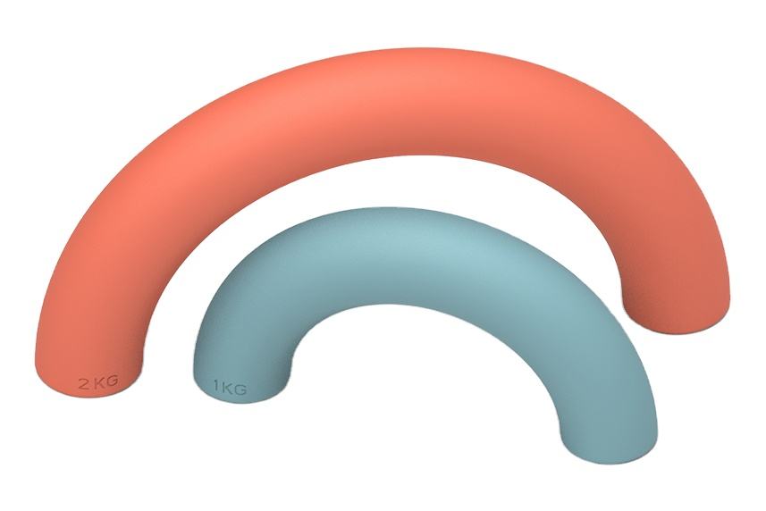 ดัมเบลดวงจันทร์1กิโลกรัม