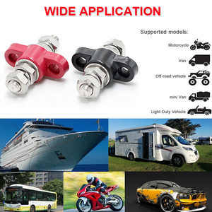 Bornes <span class=keywords><strong>de</strong></span> batterie à double tête M10 <span class=keywords><strong>de</strong></span> haute qualité pour voiture modifiée <span class=keywords><strong>camping</strong></span>-<span class=keywords><strong>car</strong></span> Yacht-équipement <span class=keywords><strong>de</strong></span> Distribution d'énergie - Product Image 6