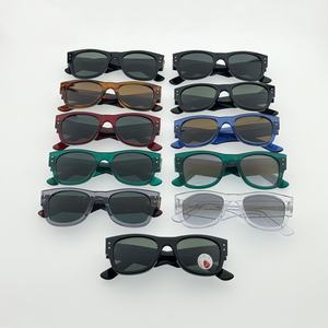 Alta calidad al por mayor de moda al aire libre gafas de sol ciclismo correr pesca marca deportes gafas de sol Top Marco de acetato plano gafas de sol - Product Image 3