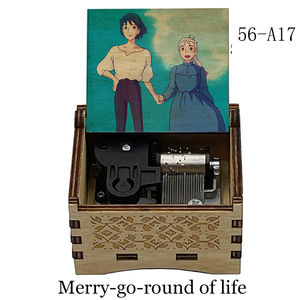 Caja Musical Howls Castillo móvil Caja de música Tema musical Canción Merry-Go-Round para Navidad Año Nuevo Regalo de vida único - Product Image 2